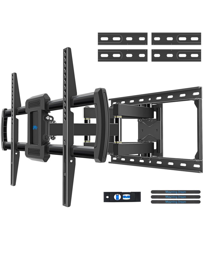 Mounting Dream UL Listed Full Motion TV Wall Mount for Most 42-84'' TVs, TV Mount with Premium Ball Bearing Design for Smooth Extension and Swivel, Max VESA 600x400mm, 100LBS, Up to 24'' Wood Stud - Image 1